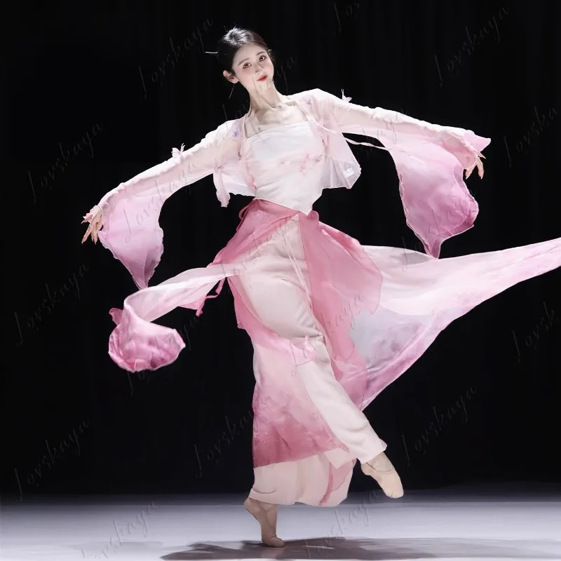 New Classical Dance Clothes Gradually Change Color Body Rhyme Gauze Clothes Chinese Dance Practice Clothes
New Classical Dance Clothes Gradually Change Color Body Rhyme Gauze Clothes Chinese Dance Practice Clothes
