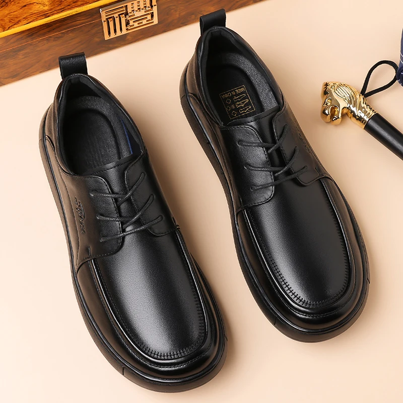 Men's Business Leather Shoes, Soft Sole Comfort Casual Footwear, Anti-slip & Breathable for Work and Commute-HT26251
Men's Business Leather Shoes, Soft Sole Comfort Casual Footwear, Anti-slip & Breathable for Work and Commute-HT26251