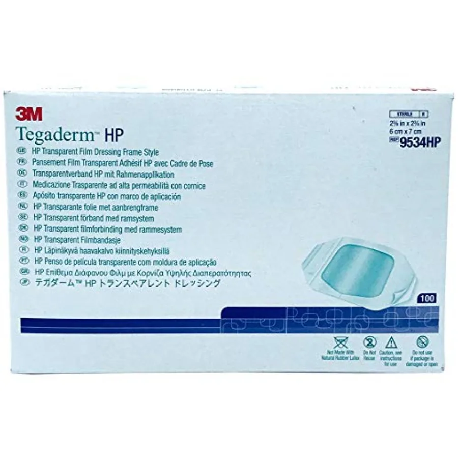 Пластырь 3M Tegaderm HP прозрачный, 2,375 x 2,75 дюйма / 6 x 7 см, коробка 100 шт.
Пластырь 3M Tegaderm HP прозрачный, 2,375 x 2,75 дюйма / 6 x 7 см, коробка 100 шт.