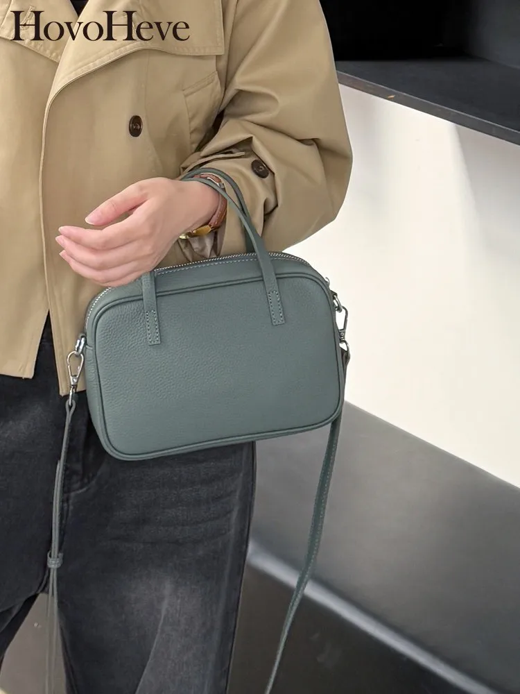 Concise Female Genuine Leather Crossbody Bags Leisure Zipper Ladies Square Handbag Solid Color Cowhide Single Shoulder Bag
Concise Female Genuine Leather Crossbody Bags Leisure Zipper Ladies Square Handbag Solid Color Cowhide Single Shoulder Bag