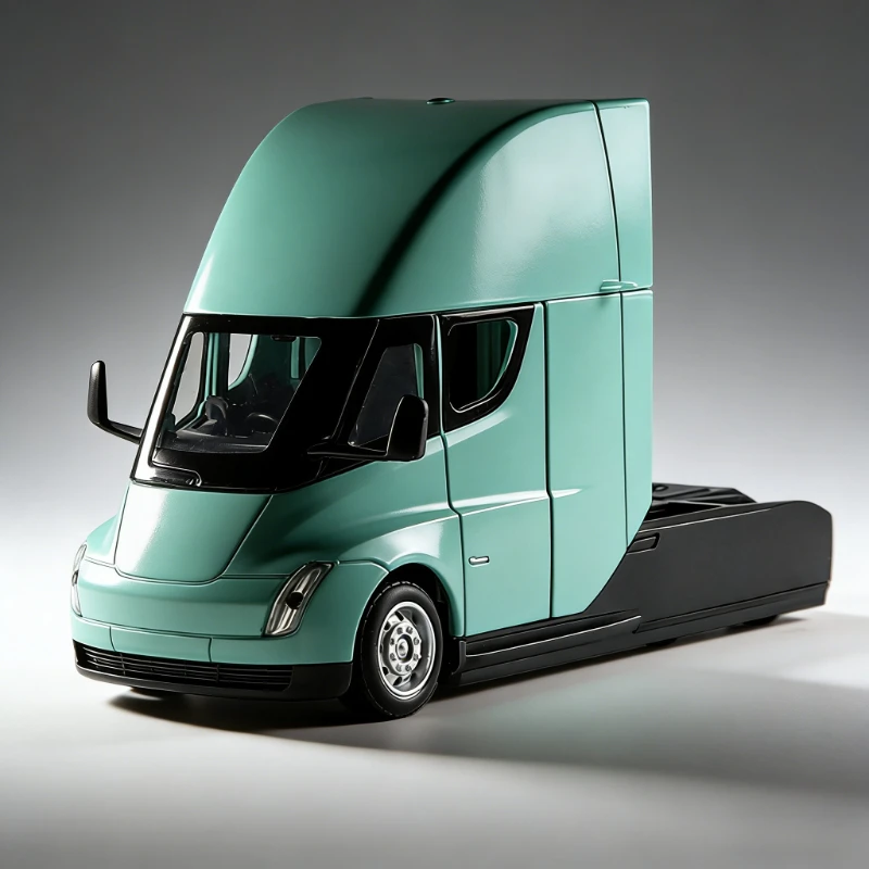 1:32 Simulation trailer head alloy car model sound and light toy ornament
1:32 Simulation trailer head alloy car model sound and light toy ornament