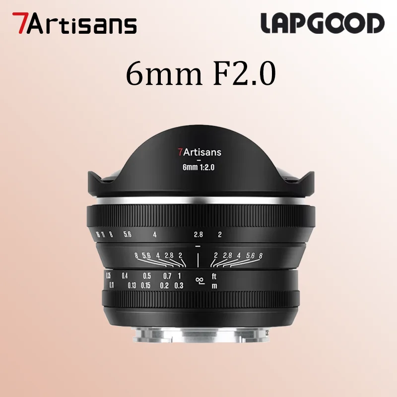 Объектив 7artisans 6mm F2.0 Fisheye APS-C для астрофотографии с креплением Sony E, Nikon Z, Fujifilm XF, Canon RF, M43
Объектив 7artisans 6mm F2.0 Fisheye APS-C для астрофотографии с креплением Sony E, Nikon Z, Fujifilm XF, Canon RF, M43