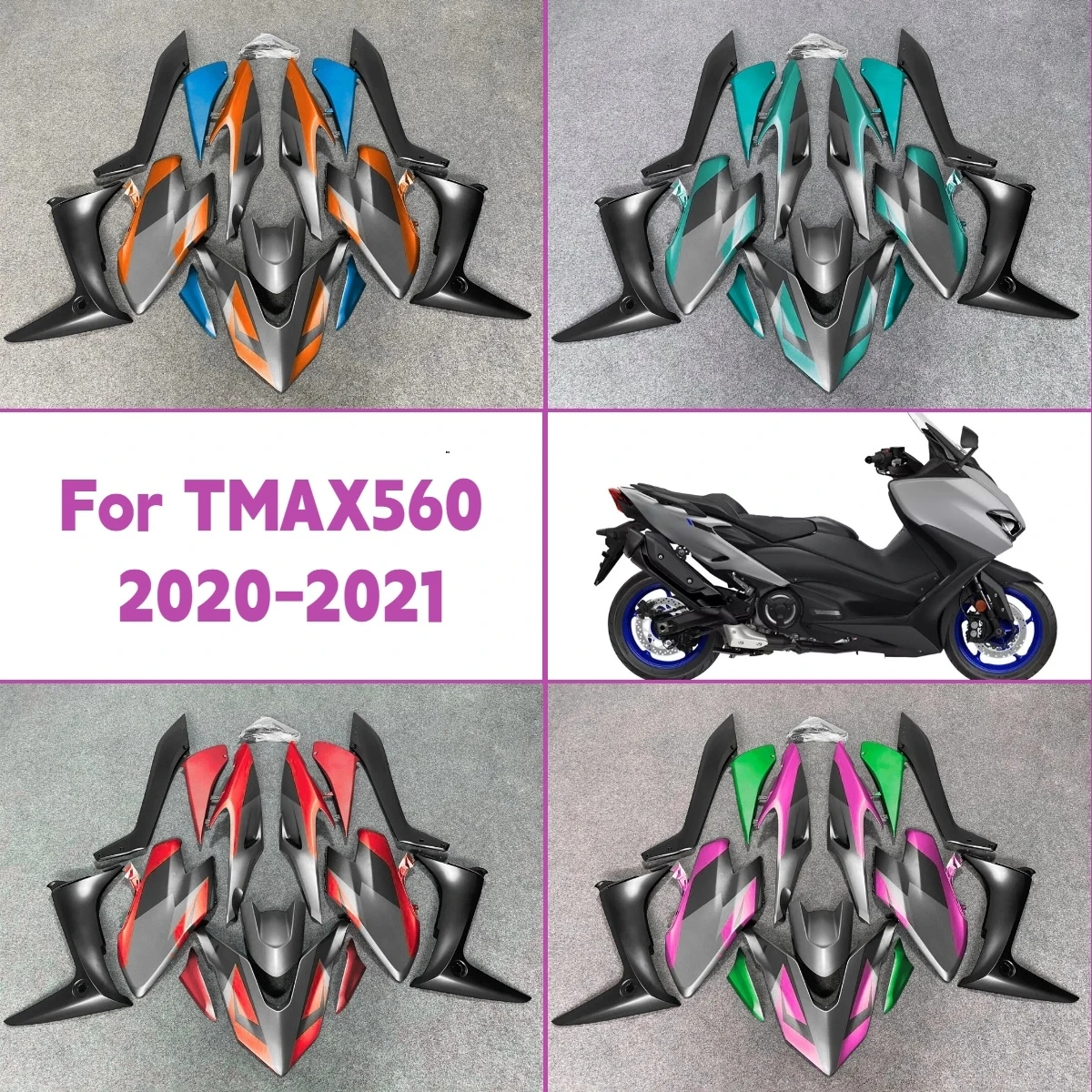 Полный комплект обтекателей (обвес) для Yamaha TMAX 560 ABS 2020-2021 годов выпуска, кастомный пластиковый обвес для TMAX560 2020-2021
Полный комплект обтекателей (обвес) для Yamaha TMAX 560 ABS 2020-2021 годов выпуска, кастомный пластиковый обвес для TMAX560 2020-2021