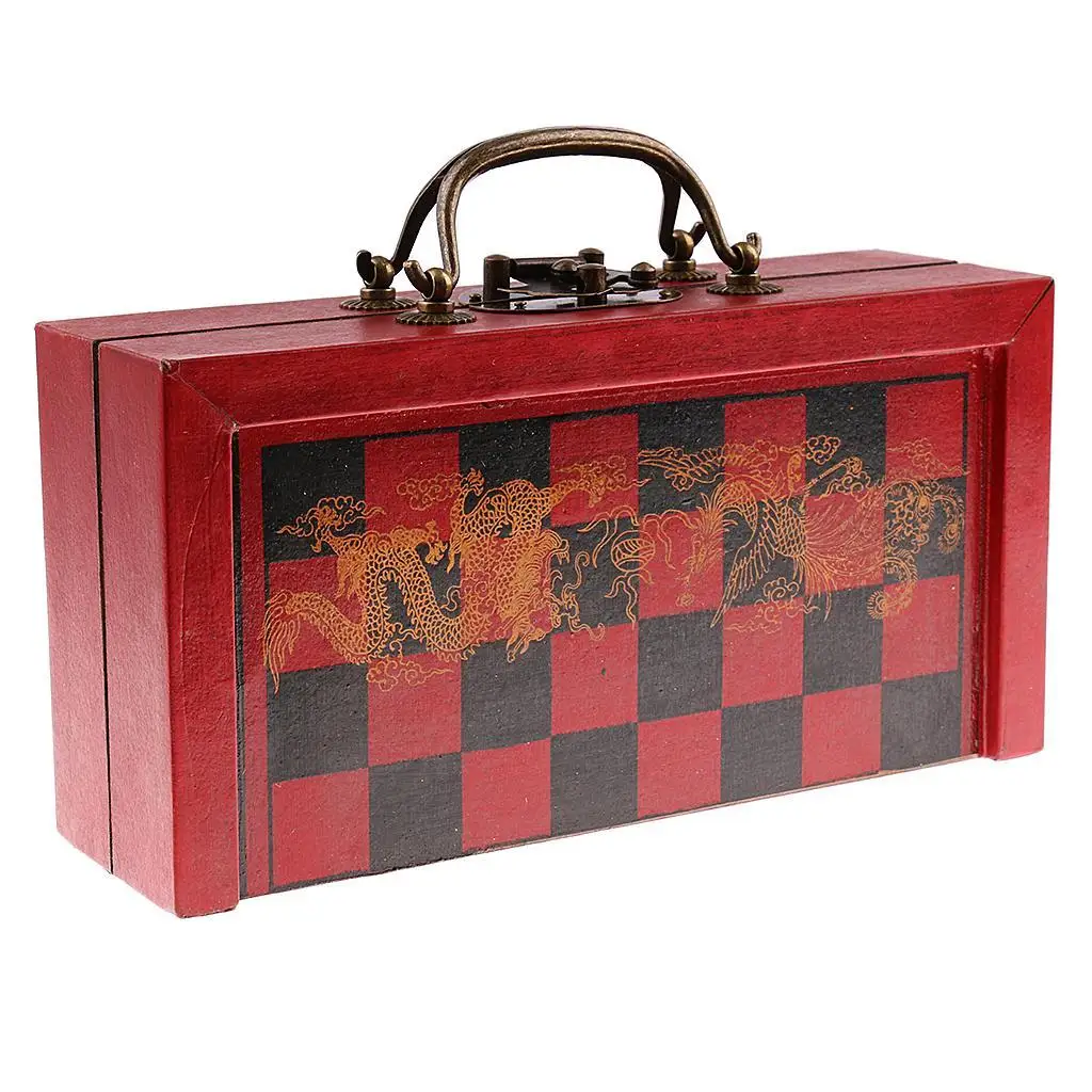 Antique Chinese Chess Set Foldable Wooden Board Classic Chess Game for Family Parent Child Gift Collectibles
Antique Chinese Chess Set Foldable Wooden Board Classic Chess Game for Family Parent Child Gift Collectibles