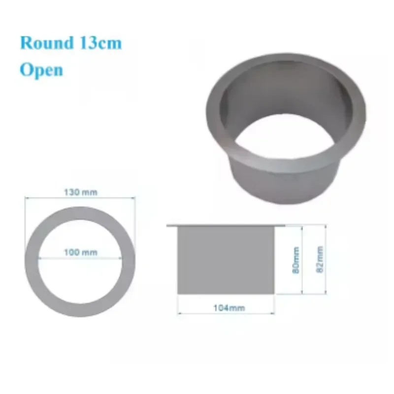 1Piece Color-tailored SUS304 Round Square Open Trash Chute Worktop Grommet Kitchden Bath Commerical Countertop
1Piece Color-tailored SUS304 Round Square Open Trash Chute Worktop Grommet Kitchden Bath Commerical Countertop