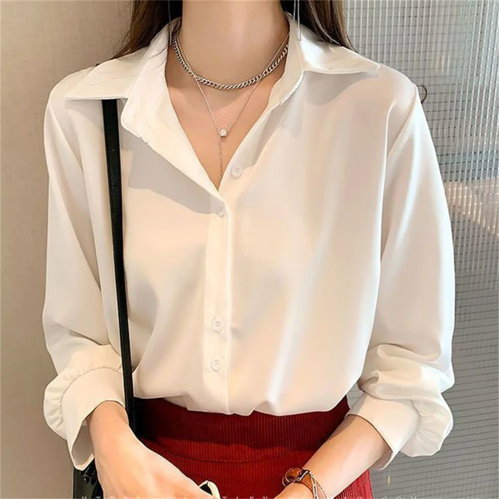 Casual Y2k Harajuku Chic Chiffon Shirt Women Shirts Spring Autumn Office Lady Fashion Female Long Sleeve Loose Solid Blouse Tops
Casual Y2k Harajuku Chic Chiffon Shirt Women Shirts Spring Autumn Office Lady Fashion Female Long Sleeve Loose Solid Blouse Tops