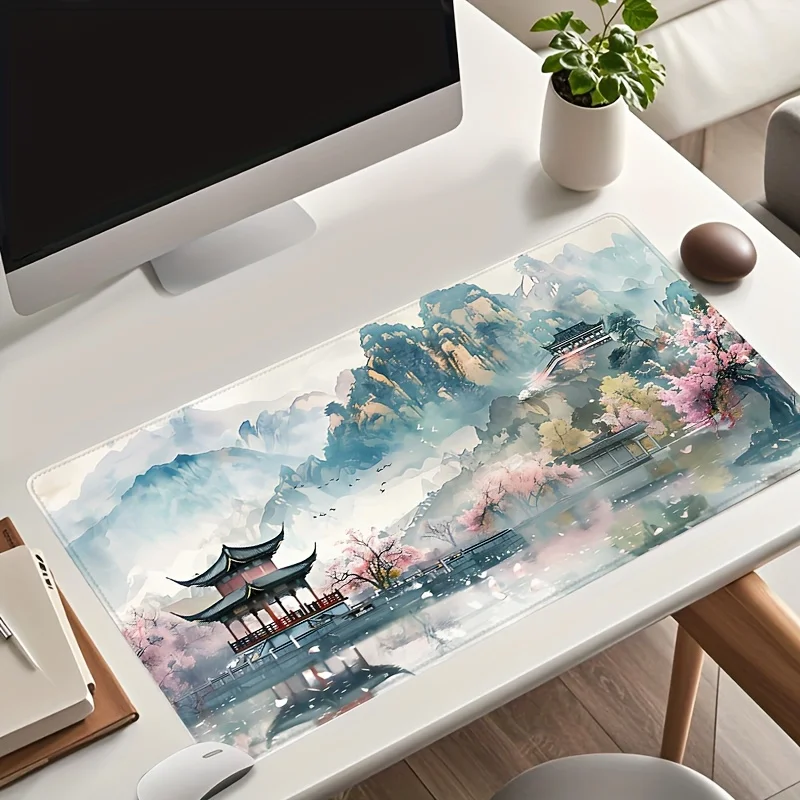Большой настольный коврик Cherry Blossom Mountain Scenery с нескользящей резиновой основой, офисный коврик для мыши с прошитыми краями, коврики для клавиатуры ПК XXL
Большой настольный коврик Cherry Blossom Mountain Scenery с нескользящей резиновой основой, офисный коврик для мыши с прошитыми краями, коврики для клавиатуры ПК XXL