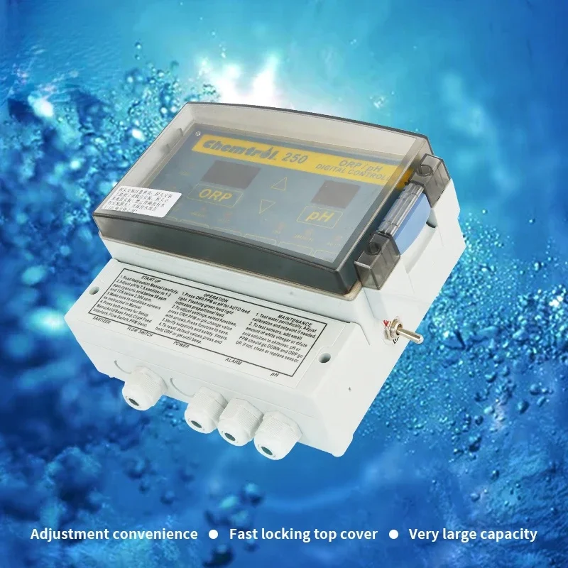 High Efficiency Chemtrol 250 Swimming Pool PH/ORP Monitor Water Quality Controller
High Efficiency Chemtrol 250 Swimming Pool PH/ORP Monitor Water Quality Controller