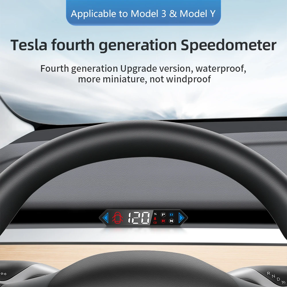 on-board Head up display For Tesla ModelY/3 HUD turn signal remaining battery capacity Door seat belt alert speed Air gauge LCD
on-board Head up display For Tesla ModelY/3 HUD turn signal remaining battery capacity Door seat belt alert speed Air gauge LCD