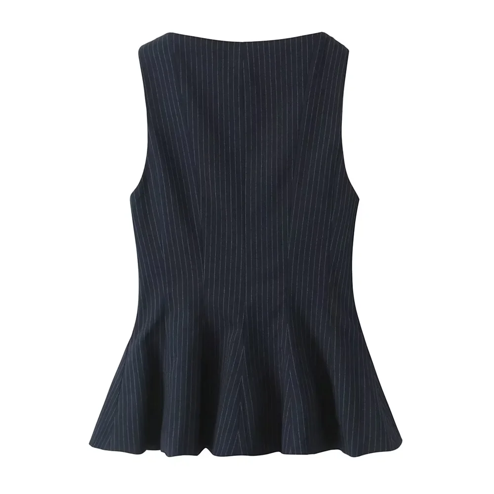ZARF autumn and winter new product women's versatile layered decoration round neck sleeveless slim fit top
ZARF autumn and winter new product women's versatile layered decoration round neck sleeveless slim fit top