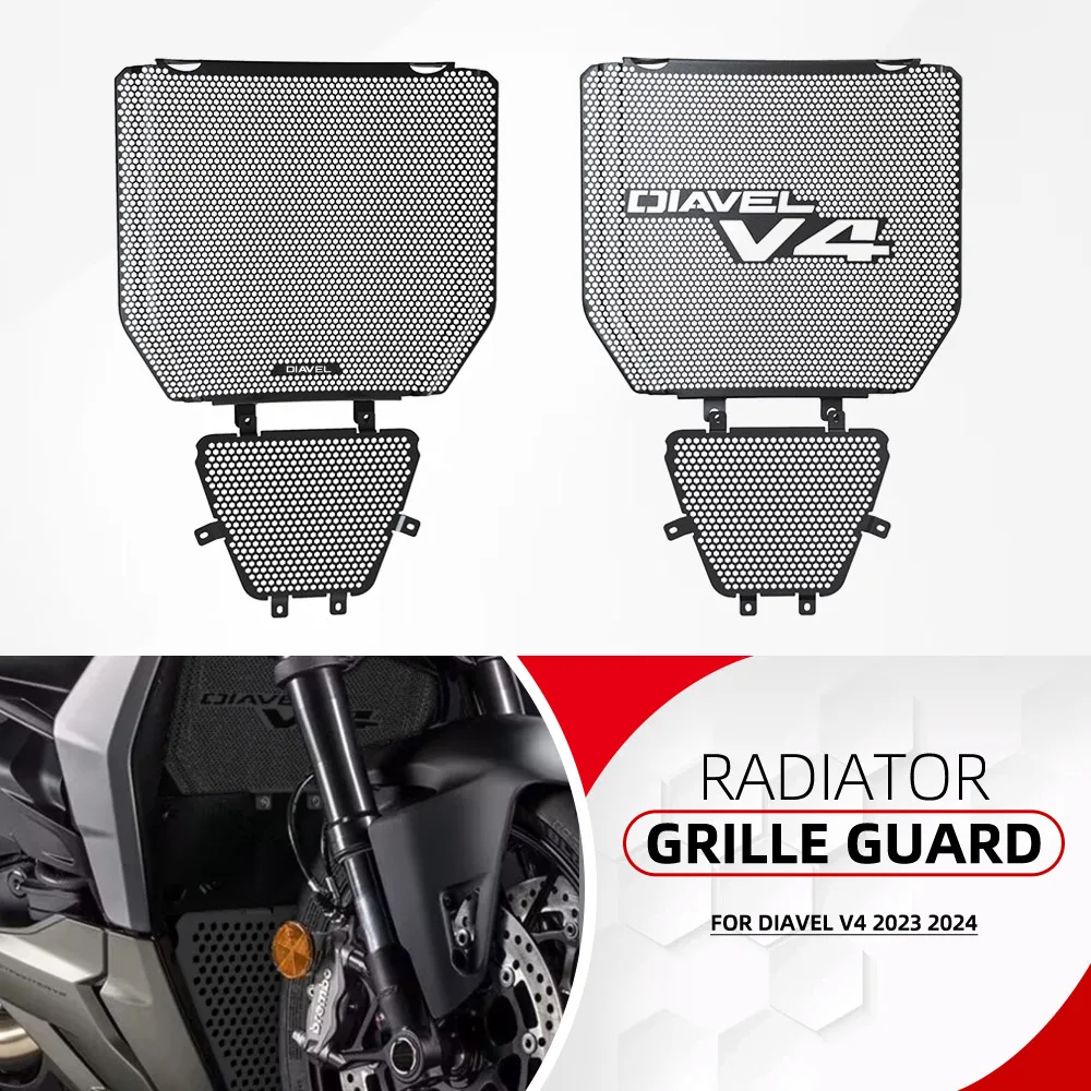 2025 For Ducati Diavel V4 2023 2024 Motorcycle Accessories Aluminum Radiator Guard Grille Cover Protector Protection Diavel V4
2025 For Ducati Diavel V4 2023 2024 Motorcycle Accessories Aluminum Radiator Guard Grille Cover Protector Protection Diavel V4