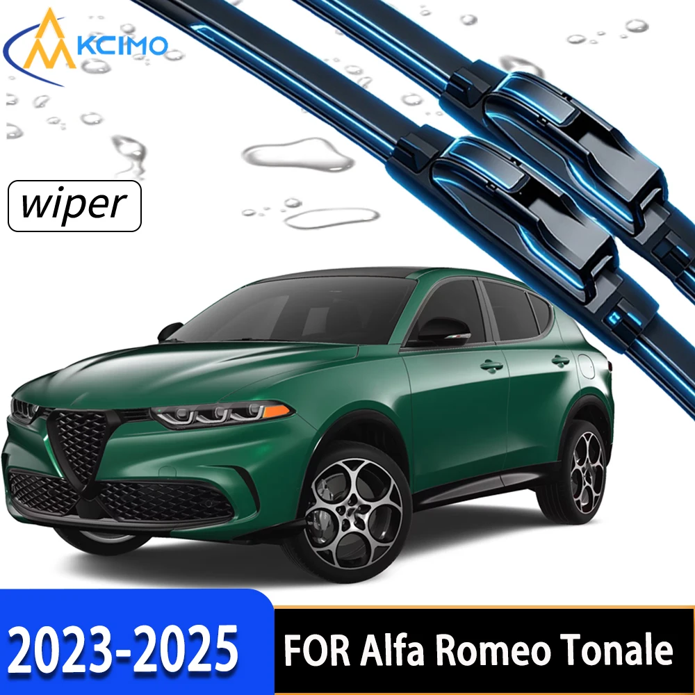 2Pcs Front Windshield Wiper Blades For Alfa Romeo Tonale 965 2023-2025, High-Density Rubber Stable Wiping Direct Replacement
2Pcs Front Windshield Wiper Blades For Alfa Romeo Tonale 965 2023-2025, High-Density Rubber Stable Wiping Direct Replacement