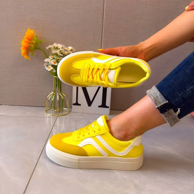 Thick-soled Round-top Lace-up Multi-color Stylish, Versatile, Comfortable, Anti-slip, Breathable Sports and Casual Women's Shoes
Thick-soled Round-top Lace-up Multi-color Stylish, Versatile, Comfortable, Anti-slip, Breathable Sports and Casual Women's Shoes