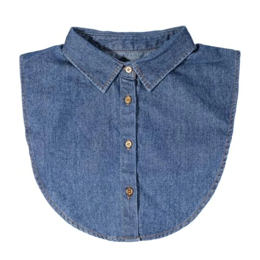 QfwdfcTrenz Womens Fake Collar Detachable, Denim Fake Collar, Dickey Half Blouse False Collars for Women, Detachable Dickey Col
QfwdfcTrenz Womens Fake Collar Detachable, Denim Fake Collar, Dickey Half Blouse False Collars for Women, Detachable Dickey Col