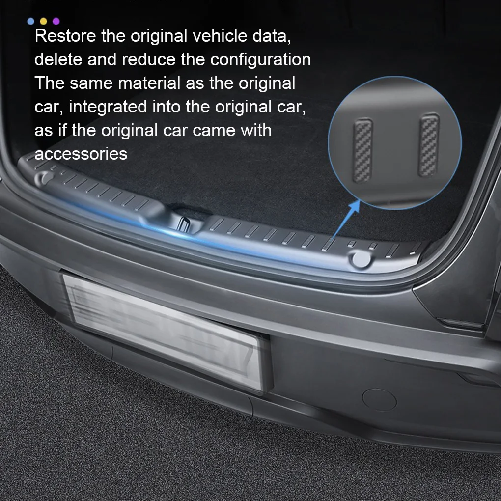 Rear Trunk Sill Guard Cover for Tesla New Model Y 2025 Trunk Bumper Protector ABS Threshold Accessories Car Interior Protection
Rear Trunk Sill Guard Cover for Tesla New Model Y 2025 Trunk Bumper Protector ABS Threshold Accessories Car Interior Protection