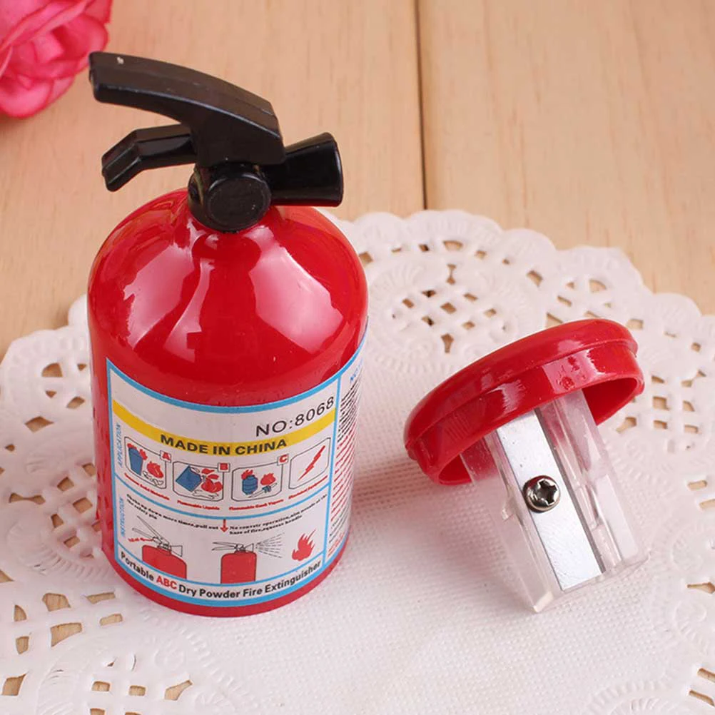 10pcs Fire Extinguisher Pencil Sharpener Creative Students School Desk Writing Drawing Tools Lightweight Stationery
10pcs Fire Extinguisher Pencil Sharpener Creative Students School Desk Writing Drawing Tools Lightweight Stationery