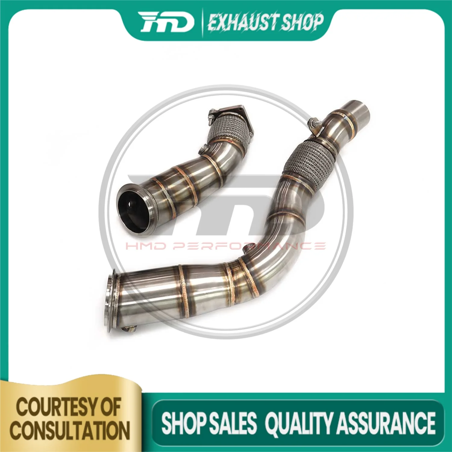Customizable Downpipe For BMW M3 M4 F80 F82 Stainless Steel Exhaust System Without Heat Shield Varied Diameter HMD
Customizable Downpipe For BMW M3 M4 F80 F82 Stainless Steel Exhaust System Without Heat Shield Varied Diameter HMD