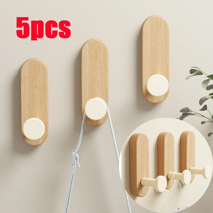 Nordic Style Wood Wall Hooks Self Adhesive Mounted for Hanging Coat Towel Clothes Blanket Hat Backpack Robe Entryway Key Holder
Nordic Style Wood Wall Hooks Self Adhesive Mounted for Hanging Coat Towel Clothes Blanket Hat Backpack Robe Entryway Key Holder