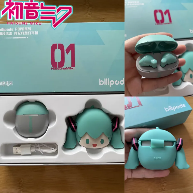 Набор беспроводных Bluetooth-наушников Hatsune Miku с аниме мультяшным рисунком, симпатичный силиконовый защитный чехол, полувкладыши, детские игрушки
Набор беспроводных Bluetooth-наушников Hatsune Miku с аниме мультяшным рисунком, симпатичный силиконовый защитный чехол, полувкладыши, детские игрушки