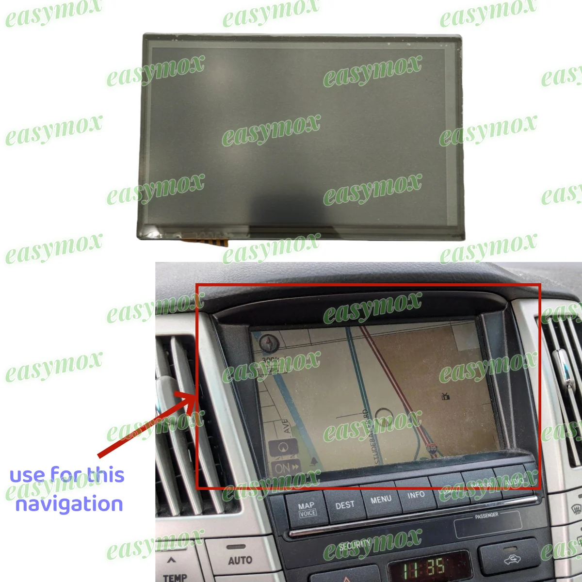 7" LCD Display for Lexus RX330 RX350 RX400 Navigation Radio Information Screen 2004-2009 LTA070B510F 8611-48250
7" LCD Display for Lexus RX330 RX350 RX400 Navigation Radio Information Screen 2004-2009 LTA070B510F 8611-48250