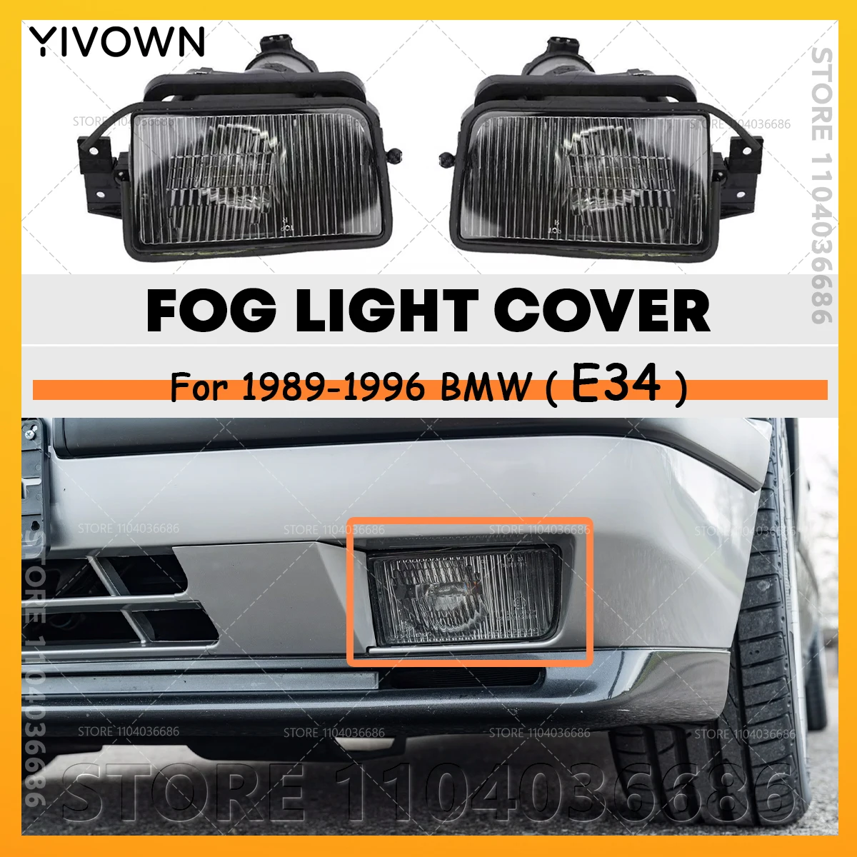 For 1989 1990 1991 1992 1993 1994 1995 1996 BMW 525i 530i 535i 540i M5 E34 Front Fog Lights Lamp Housing 63178360941 63178360942
For 1989 1990 1991 1992 1993 1994 1995 1996 BMW 525i 530i 535i 540i M5 E34 Front Fog Lights Lamp Housing 63178360941 63178360942