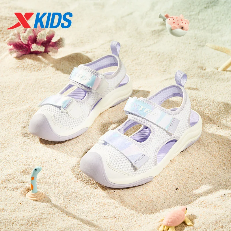 Xtep Children's Outdoor Sandals Unisex 2024 Summer Lightweight Soft Sole Non-slip Thick Sole Close-toe Beach Shoes 676216509226
Xtep Children's Outdoor Sandals Unisex 2024 Summer Lightweight Soft Sole Non-slip Thick Sole Close-toe Beach Shoes 676216509226