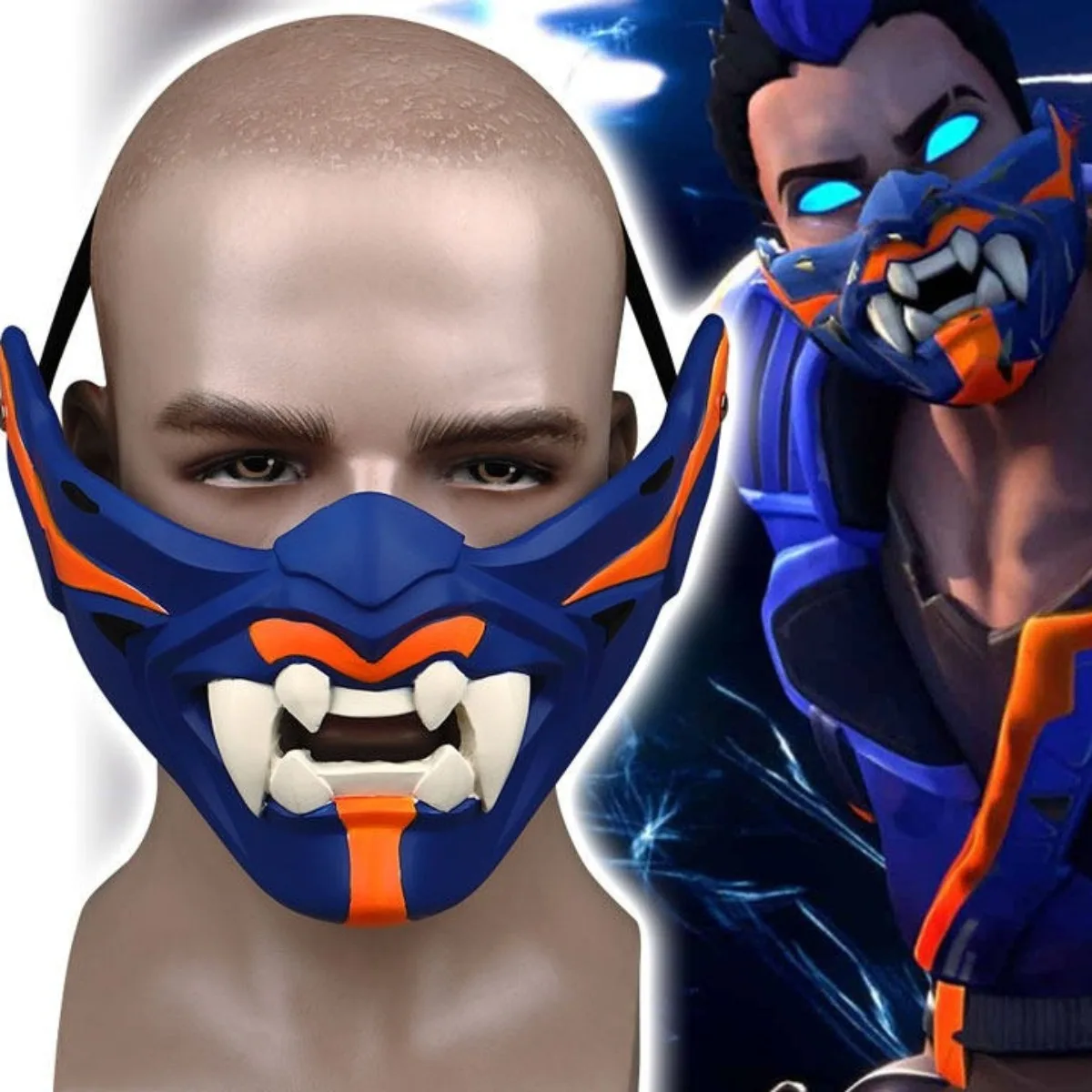 Night Yoru Killing Cosplay Mask Valorant-Yoru Cosplay Half Face Party Masks Halloween Show Masquerade Cosplay Props
Night Yoru Killing Cosplay Mask Valorant-Yoru Cosplay Half Face Party Masks Halloween Show Masquerade Cosplay Props