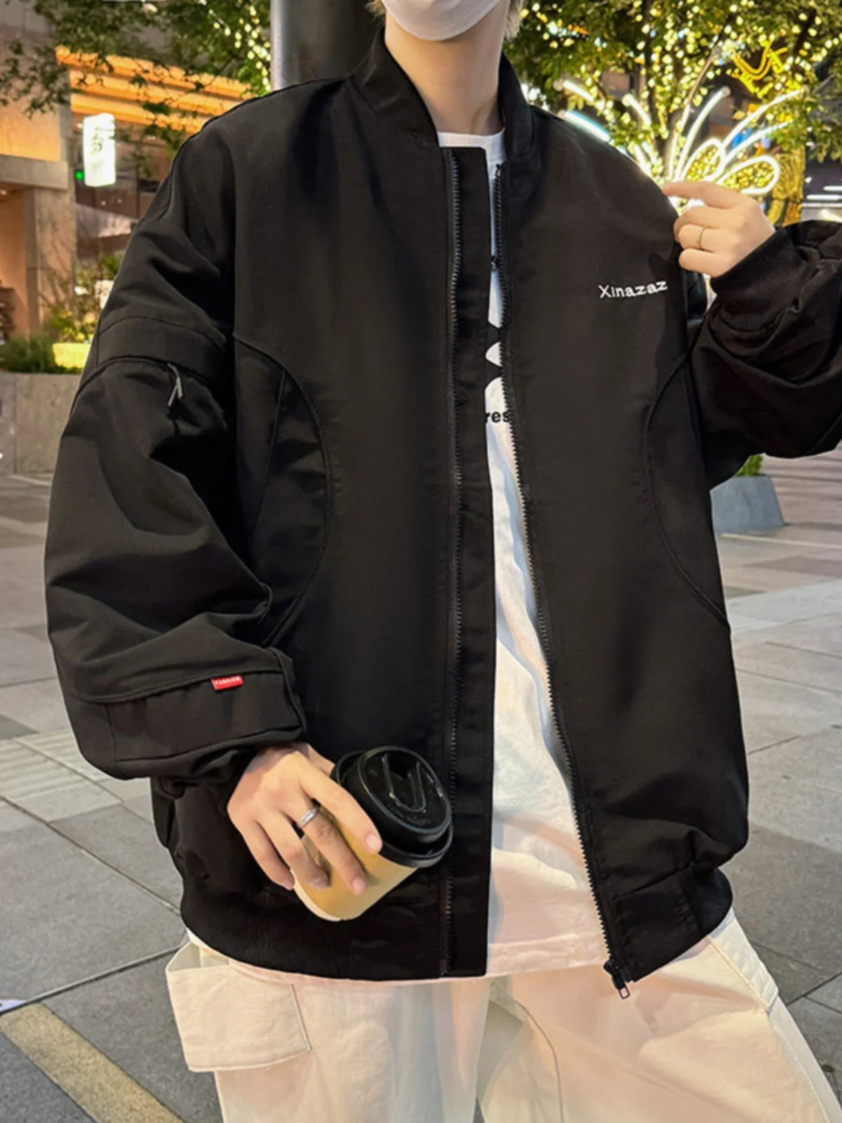 American Retro Baseball Jaet Men's Spring Autumn Outdoor Faion Sports Coat Design Sense Splicing Stand Collar Workwear Ja...
American Retro Baseball Jaet Men's Spring Autumn Outdoor Faion Sports Coat Design Sense Splicing Stand Collar Workwear Ja...