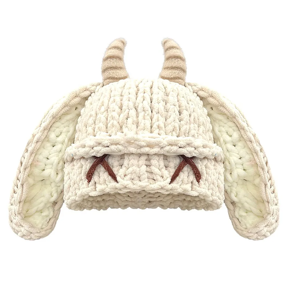 Kawaii Versatile Knitted Beanies Y2K Warm Pullover Hat Ear Protection Thickened Little Devil Hat Autumn Winter Season 
Kawaii Versatile Knitted Beanies Y2K Warm Pullover Hat Ear Protection Thickened Little Devil Hat Autumn Winter Season