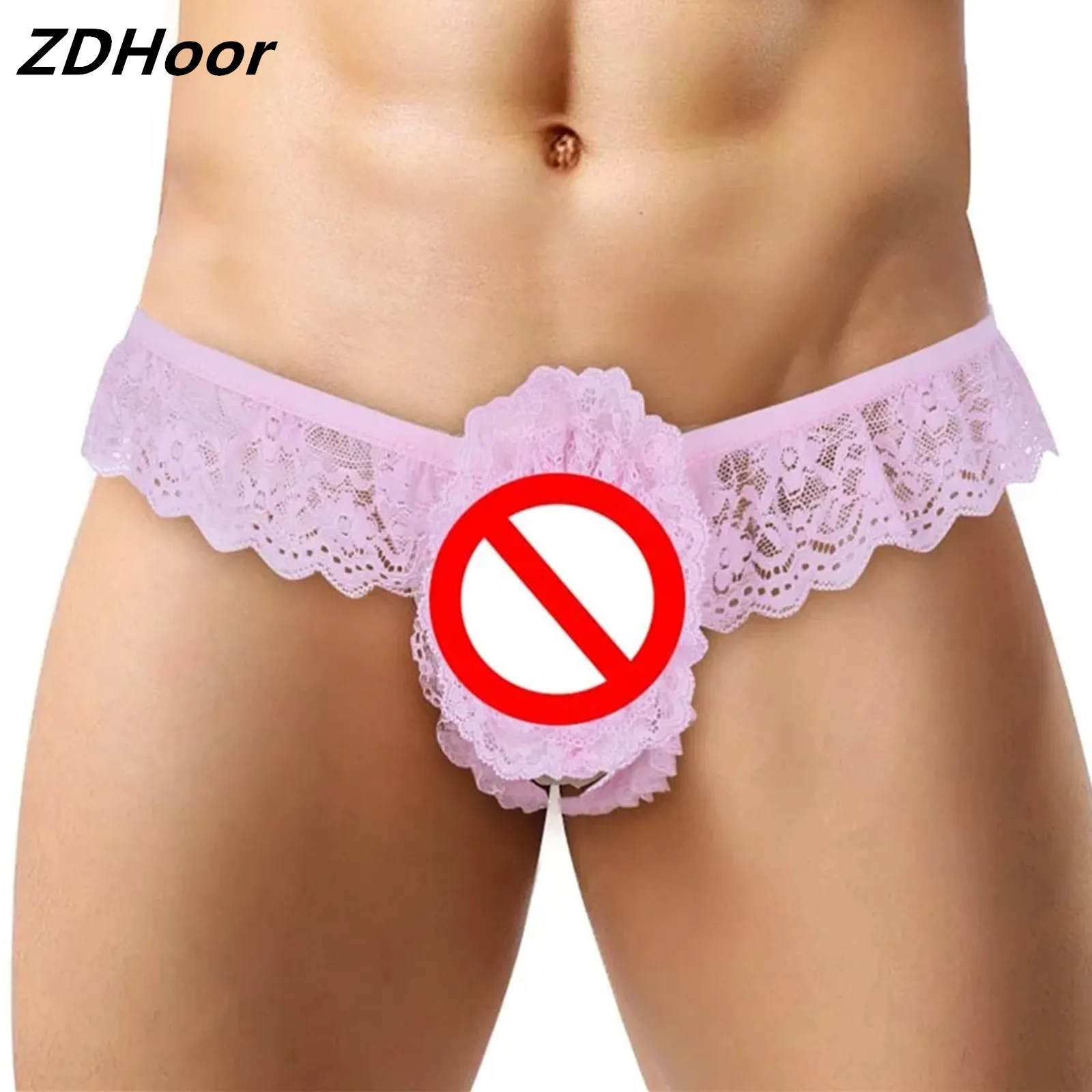Men Sissy Lingerie Panties Underwear Lace Frilly Panties Crotchless Open Back Briefs Underpants with Open Hole Erotic Nightwear
Men Sissy Lingerie Panties Underwear Lace Frilly Panties Crotchless Open Back Briefs Underpants with Open Hole Erotic Nightwear