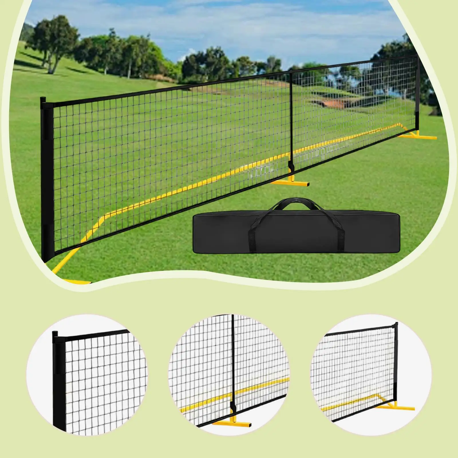Portable Pickleball Net 22ft Regulation Size Sturdy Frame Lightweight with Carry Bag Pickleball Net Set for Indoor Outdoor
Portable Pickleball Net 22ft Regulation Size Sturdy Frame Lightweight with Carry Bag Pickleball Net Set for Indoor Outdoor