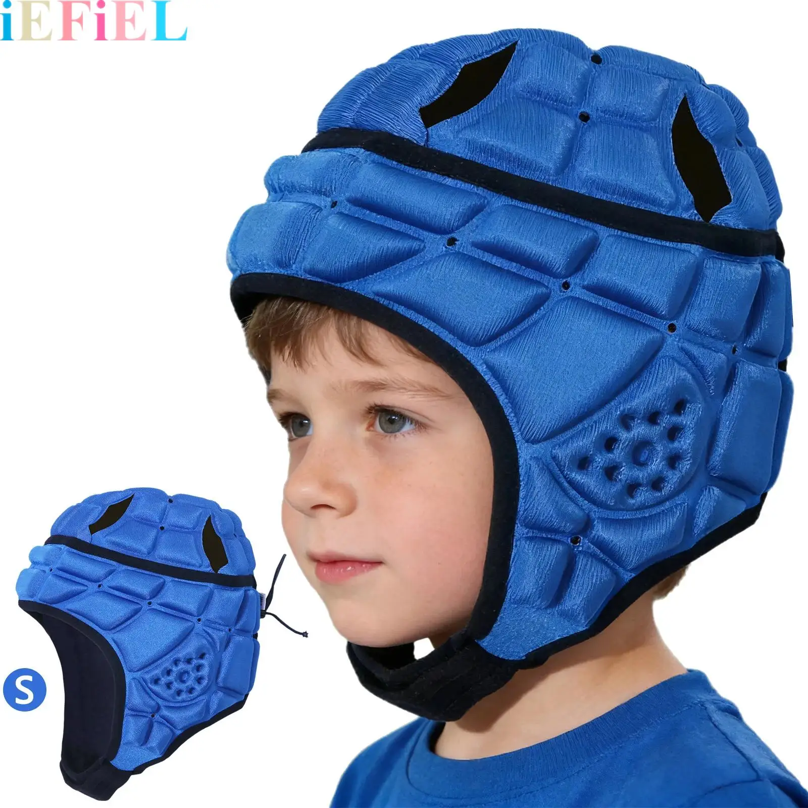 Kids Sports Rugby Helmet Soft Helmets for Flag Football Scrum Cap Soft Helmet for Use Rugby Training
Kids Sports Rugby Helmet Soft Helmets for Flag Football Scrum Cap Soft Helmet for Use Rugby Training