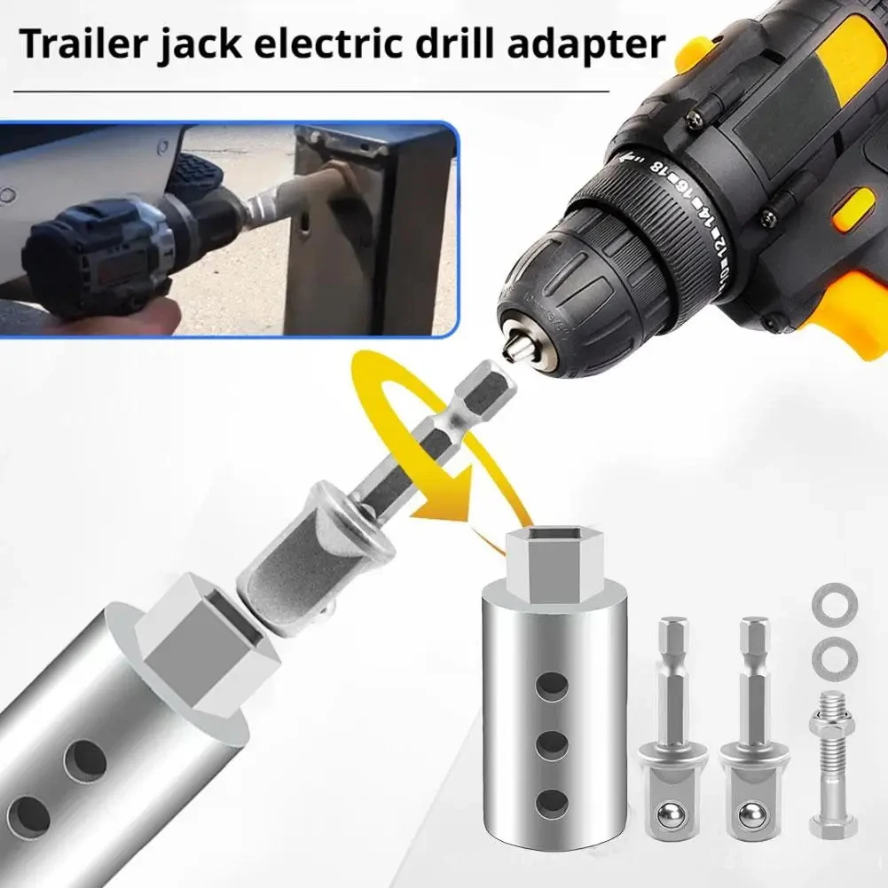 Handle Trailer Jack Drill 1 Inch Jack Drive Shaft Cordless Drill Home Car Lifting Assistance Repair Tool Stainless Steel
Handle Trailer Jack Drill 1 Inch Jack Drive Shaft Cordless Drill Home Car Lifting Assistance Repair Tool Stainless Steel
