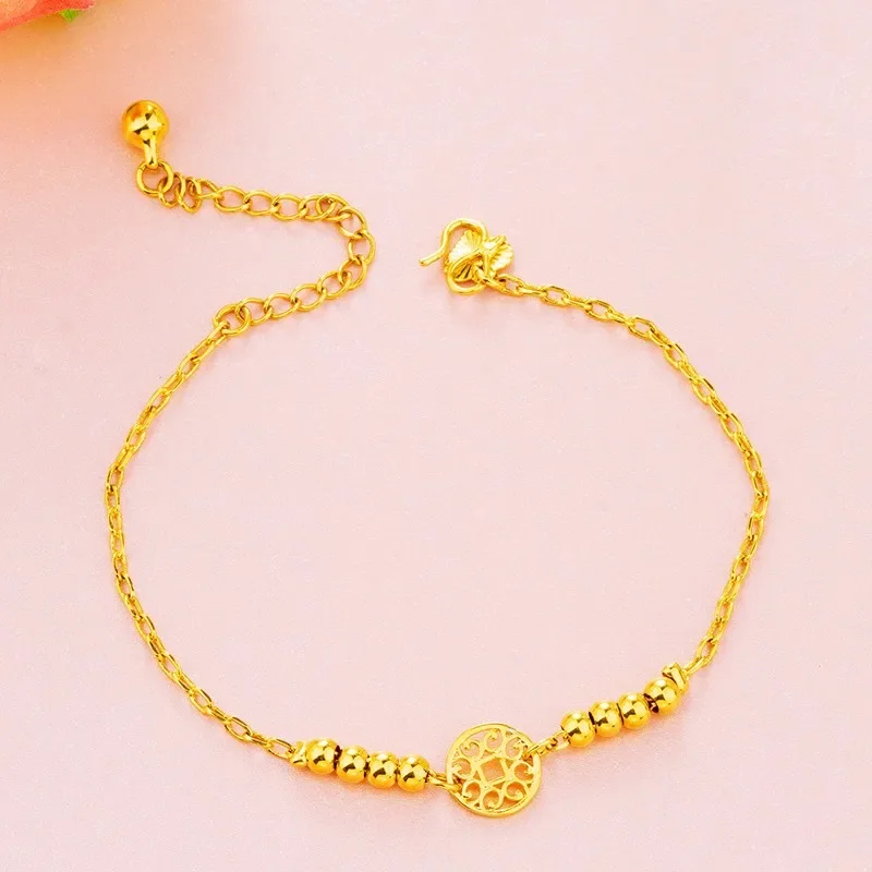 New in Bracelet for Women, 24K Fashionable Money-transferring Goddess Wrist Chain Jewelry for Wedding Party Gift
New in Bracelet for Women, 24K Fashionable Money-transferring Goddess Wrist Chain Jewelry for Wedding Party Gift