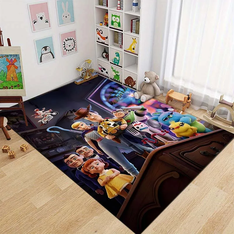 Disney Toy Story Woody Pattern Carpets for Living Room Bedroom Floor Mat Decor Anti-slip Rug Area Rug Play Mat Kid's Room Decor
Disney Toy Story Woody Pattern Carpets for Living Room Bedroom Floor Mat Decor Anti-slip Rug Area Rug Play Mat Kid's Room Decor