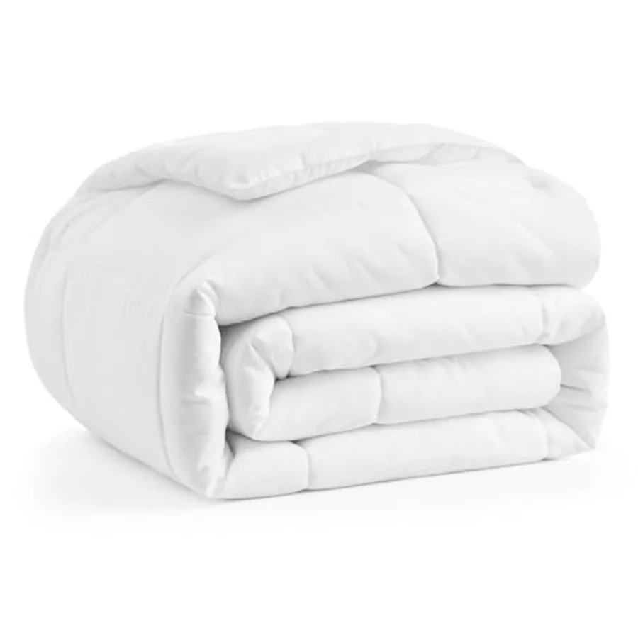 Duvet Insert Comforter Cooling Blanket Lightweight Hypoallergenic Reversible White Comforter with Box Stitching Fluffy Bedding
Duvet Insert Comforter Cooling Blanket Lightweight Hypoallergenic Reversible White Comforter with Box Stitching Fluffy Bedding