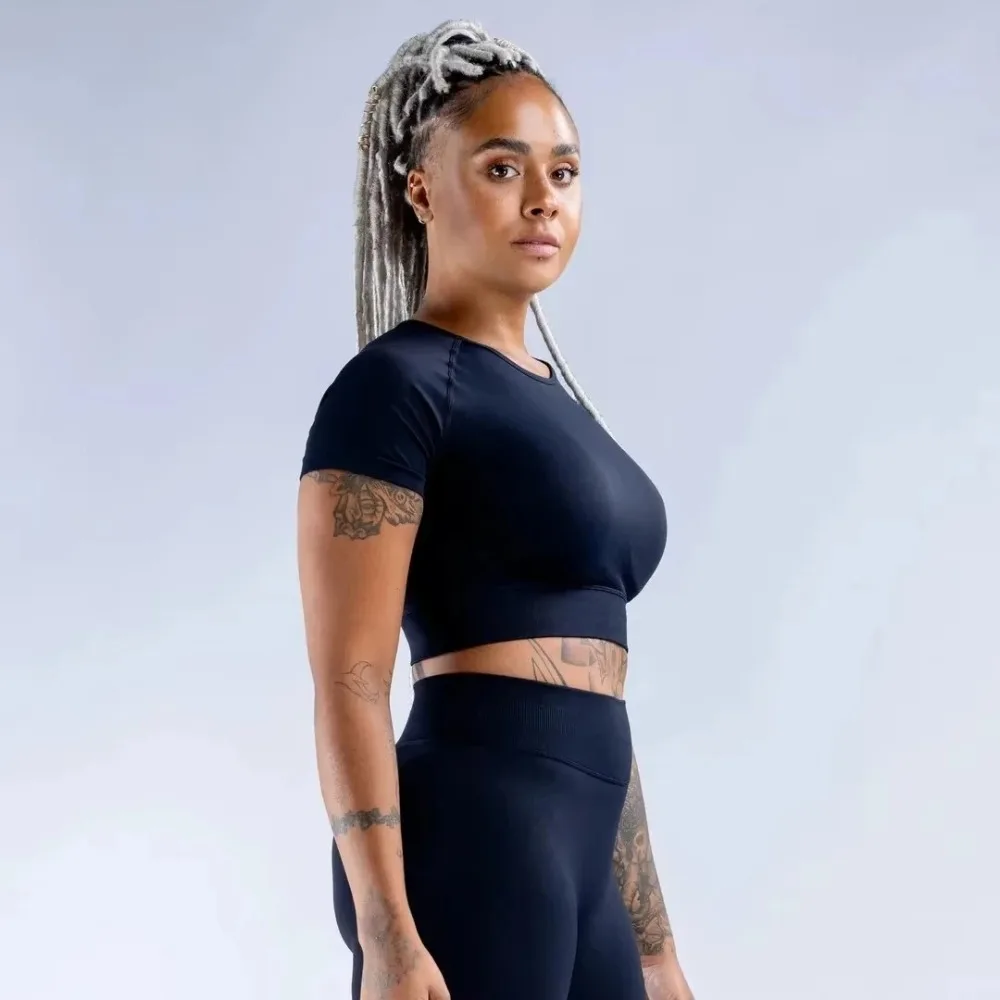 Леггинсы для йоги Dupe в стиле ST-DF — мягкий ударный укороченный топ с высокой талией и маслом для бега, спортивный топ с короткими рукавами, рубашки для йоги, блузки
Леггинсы для йоги Dupe в стиле ST-DF — мягкий ударный укороченный топ с высокой талией и маслом для бега, спортивный топ с короткими рукавами, рубашки для йоги, блузки