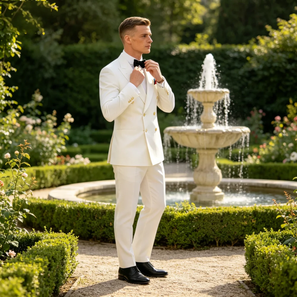 Extra Large 2 Piece Men's Tuxedo Set for Wedding Groomsmen Business Dance Smoking Male Outfit Blazer Suit Trajes
Extra Large 2 Piece Men's Tuxedo Set for Wedding Groomsmen Business Dance Smoking Male Outfit Blazer Suit Trajes
