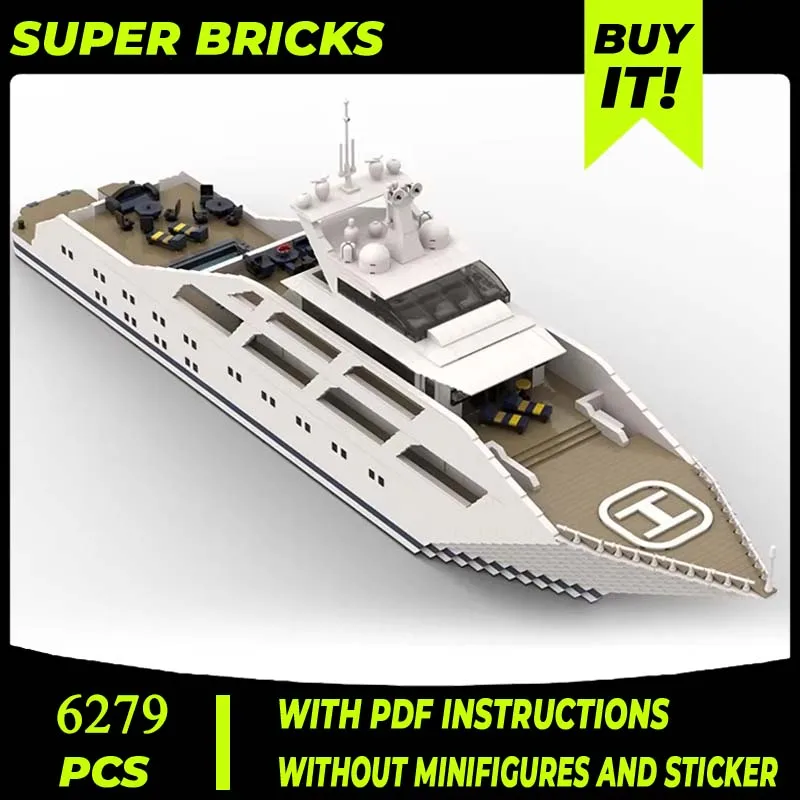 Military Ship Model Luxury Super Yacht Moc Building Bricks Gifts Toys For Children DIY Sets Assembly Technology Modular Blocks
Military Ship Model Luxury Super Yacht Moc Building Bricks Gifts Toys For Children DIY Sets Assembly Technology Modular Blocks
