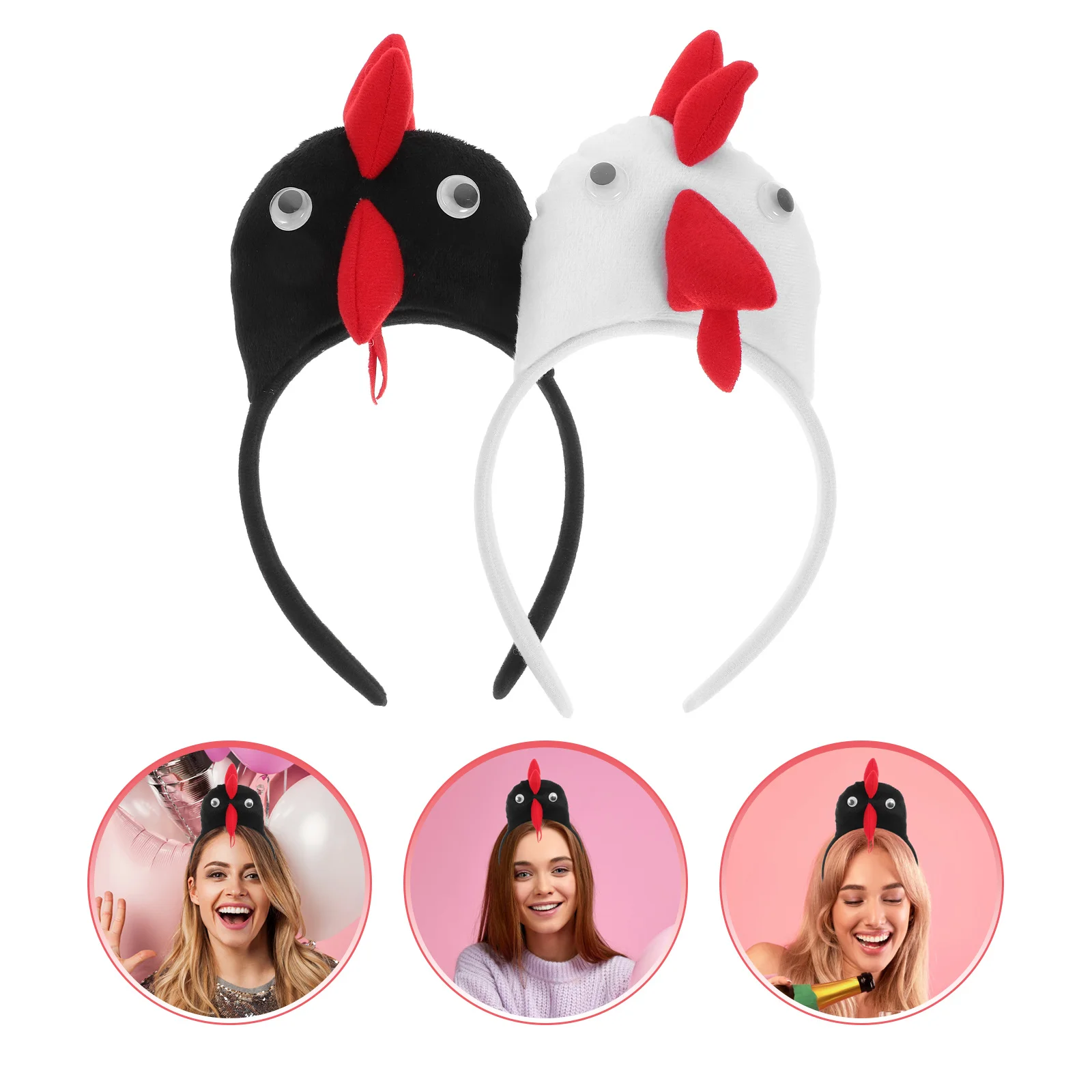 Rooster Head Fabric Hairband Animal Headband Costume Festival Prop Cosplay Accessory Decoration
Rooster Head Fabric Hairband Animal Headband Costume Festival Prop Cosplay Accessory Decoration