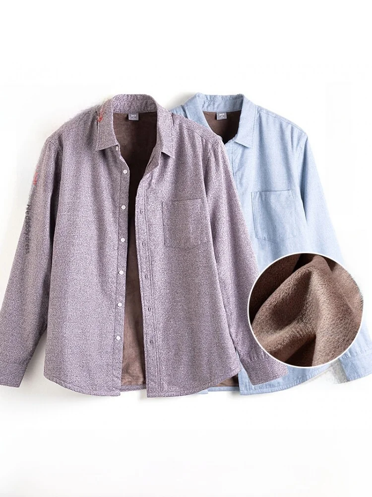 Warm Fce Lined Pure Cotton irt for Middle-Aged And ly Men Casual Faion Winter Clothing andpa Sle Long Sve ...
Warm Fce Lined Pure Cotton irt for Middle-Aged And ly Men Casual Faion Winter Clothing andpa Sle Long Sve ...