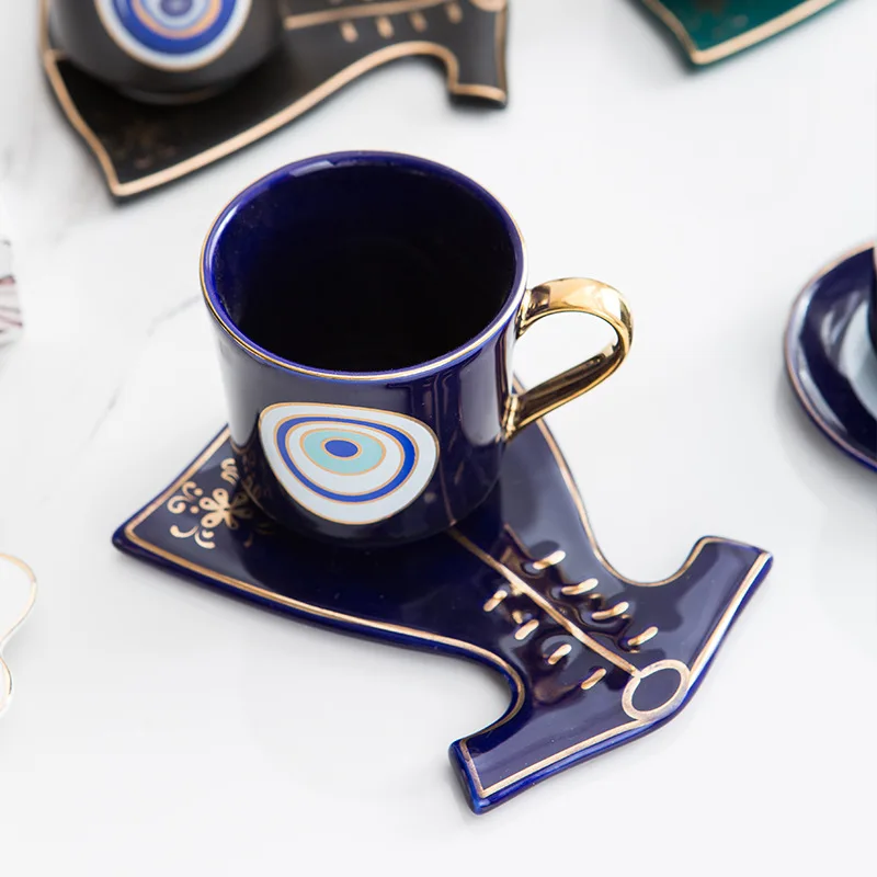 Türkiye Style Creative Ceramic Cup European Coffee Cup Dish Set Household Kitchen Afternoon Tea Cup Handicraft Christmas Gifts
Türkiye Style Creative Ceramic Cup European Coffee Cup Dish Set Household Kitchen Afternoon Tea Cup Handicraft Christmas Gifts