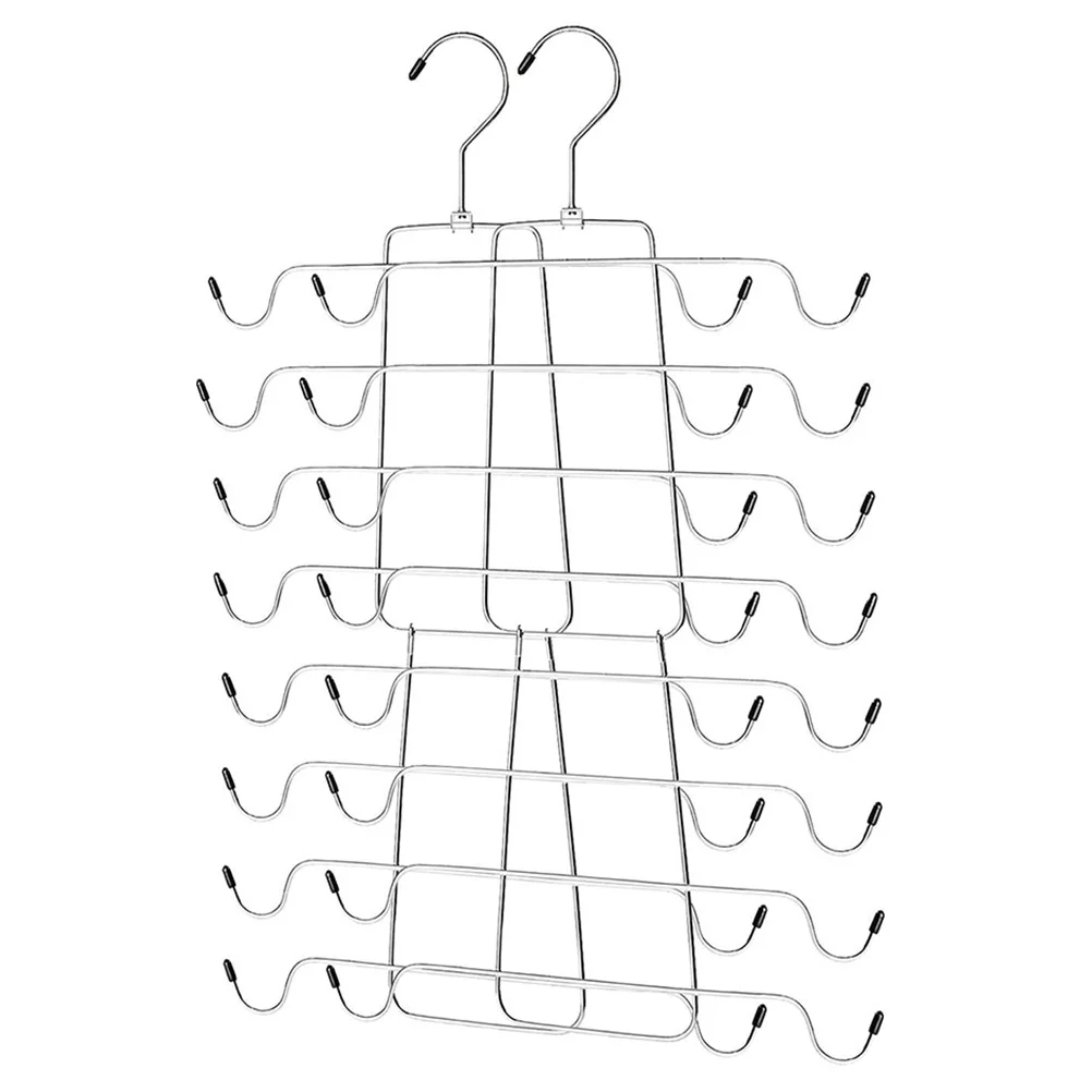2pcs Multifunctional Hanger Foldable Clothes Rack Space Saver Wardrobe Organizer Underwear Pants Scarf Belt Storage Solution
2pcs Multifunctional Hanger Foldable Clothes Rack Space Saver Wardrobe Organizer Underwear Pants Scarf Belt Storage Solution