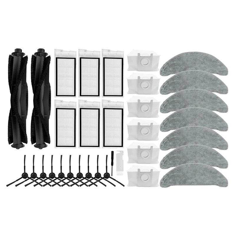 Replacement Roller Brush Side Brushes Filter Mop Pads Dust Bag Compatible For ROIDMI EVE Plus Sweeping Robot Accessories
Replacement Roller Brush Side Brushes Filter Mop Pads Dust Bag Compatible For ROIDMI EVE Plus Sweeping Robot Accessories