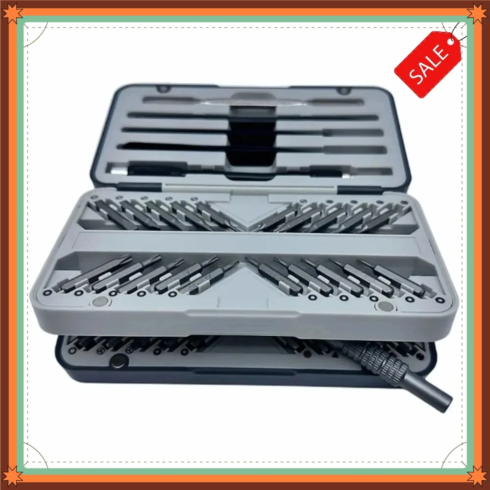 66-in-1 Magnetic Precision Screwdriver Set Ergonomic Handle Multifunctional Repair Tool Kit with Portable Storage Box
66-in-1 Magnetic Precision Screwdriver Set Ergonomic Handle Multifunctional Repair Tool Kit with Portable Storage Box