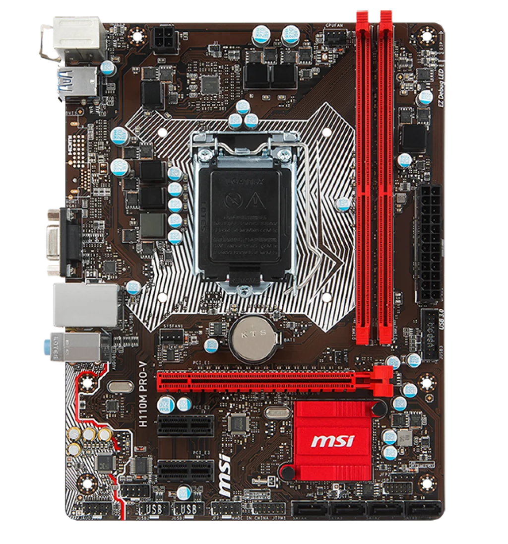 MSI H110M PRO Original Used Desktop Intel H110 DDR4 Motherboard LGA 1151 USB3.0 SATA3 Support for Intel 6th and 7th generation
MSI H110M PRO Original Used Desktop Intel H110 DDR4 Motherboard LGA 1151 USB3.0 SATA3 Support for Intel 6th and 7th generation