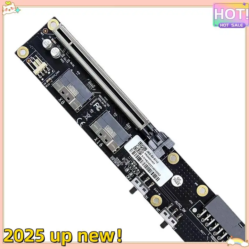 Внешняя карта Slimsas с нежной текстурой, 2 порта, Pcie4.0 X16, ноутбук, внешняя видеокарта Pcie4.0 X16, для Slimsas 8654, ПК A
Внешняя карта Slimsas с нежной текстурой, 2 порта, Pcie4.0 X16, ноутбук, внешняя видеокарта Pcie4.0 X16, для Slimsas 8654, ПК A