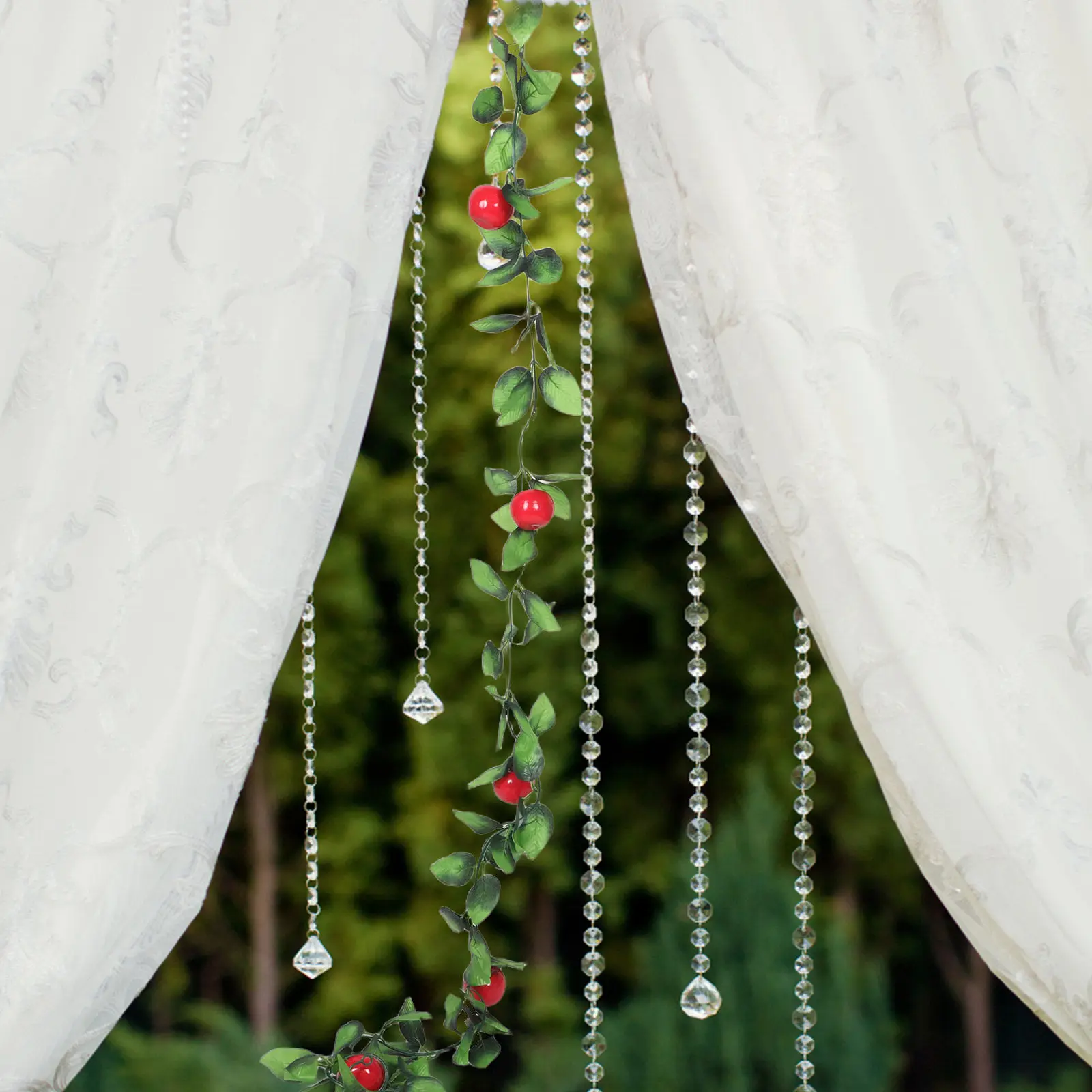 2Pcs Realistic Artificial Fruit Vine Decorative Hanging Plants for Balcony Fence Ac Pipe Indoor Outdoor Home Garden Simulation
2Pcs Realistic Artificial Fruit Vine Decorative Hanging Plants for Balcony Fence Ac Pipe Indoor Outdoor Home Garden Simulation