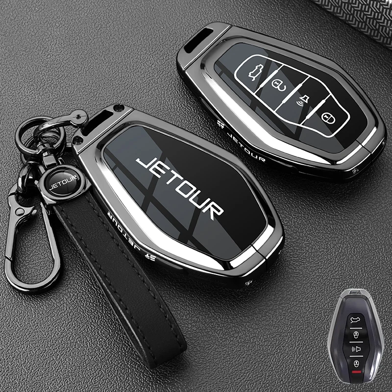 Zinc Alloy Car Smart Remote Key Case Fob Cover Holder Shell for Chery Jetour X70 X90 X95 Plus Car Keychain Protector Accessories
Zinc Alloy Car Smart Remote Key Case Fob Cover Holder Shell for Chery Jetour X70 X90 X95 Plus Car Keychain Protector Accessories