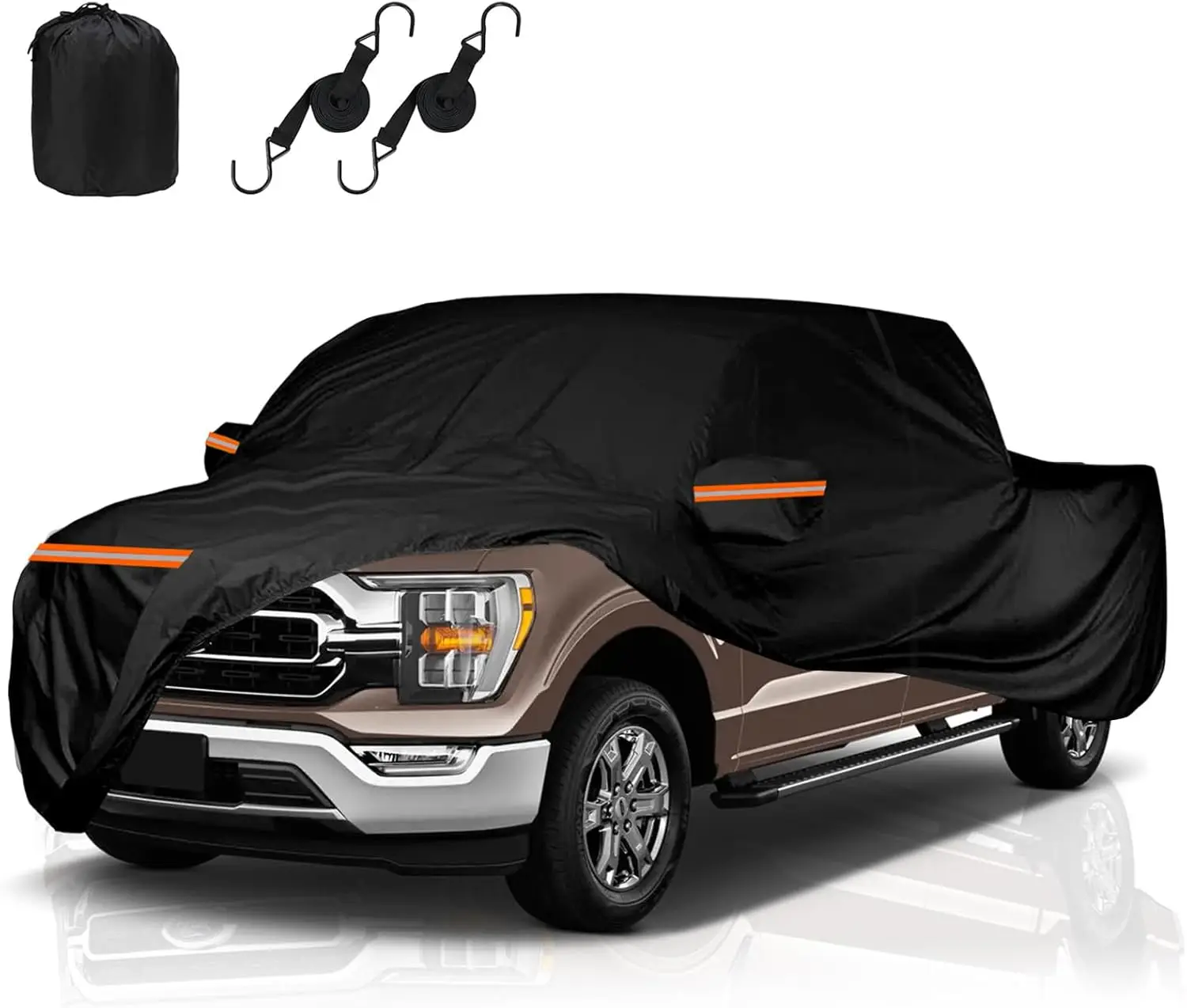 Waterproof Truck Cover for Ford F-150 Supercrew 5.5' Bed, Sun UV Rain Snow Protection
Waterproof Truck Cover for Ford F-150 Supercrew 5.5' Bed, Sun UV Rain Snow Protection